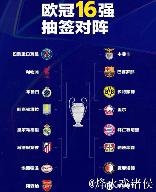 阿森纳、拜仁、巴黎等五队提前锁定欧冠淘汰赛名额